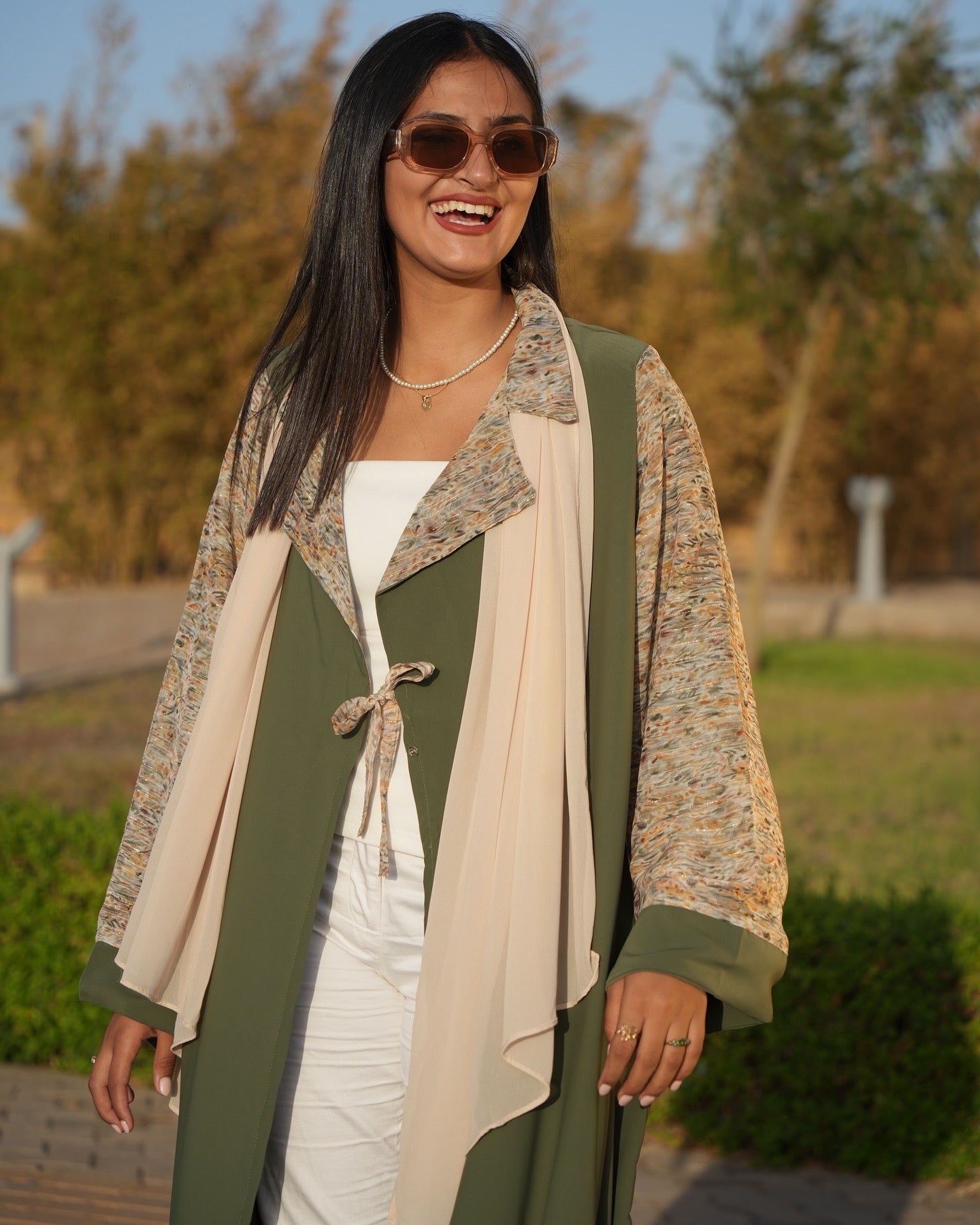 Emerald abaya
