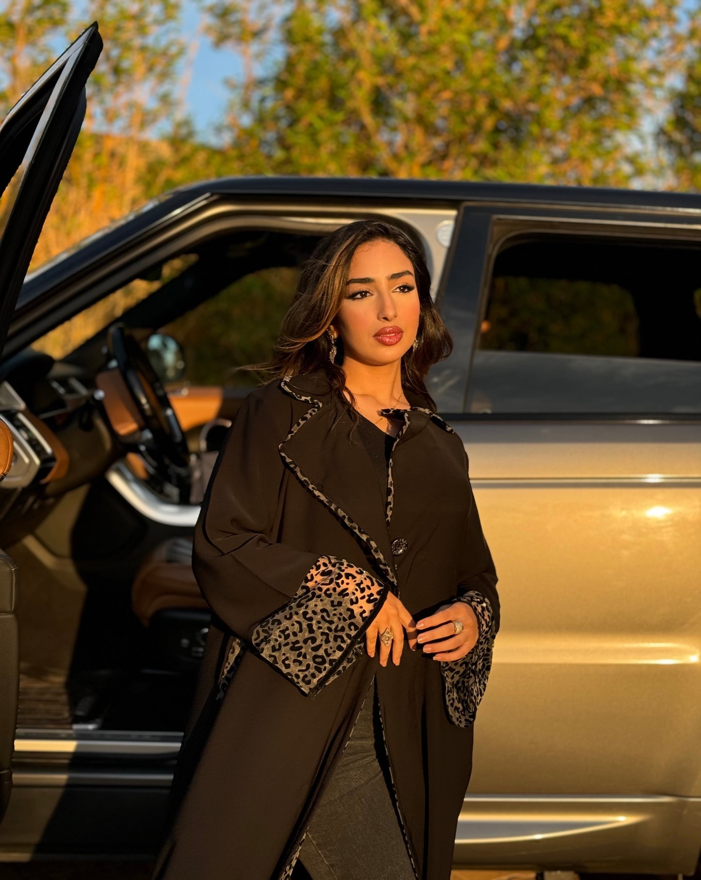 Leopard Abaya