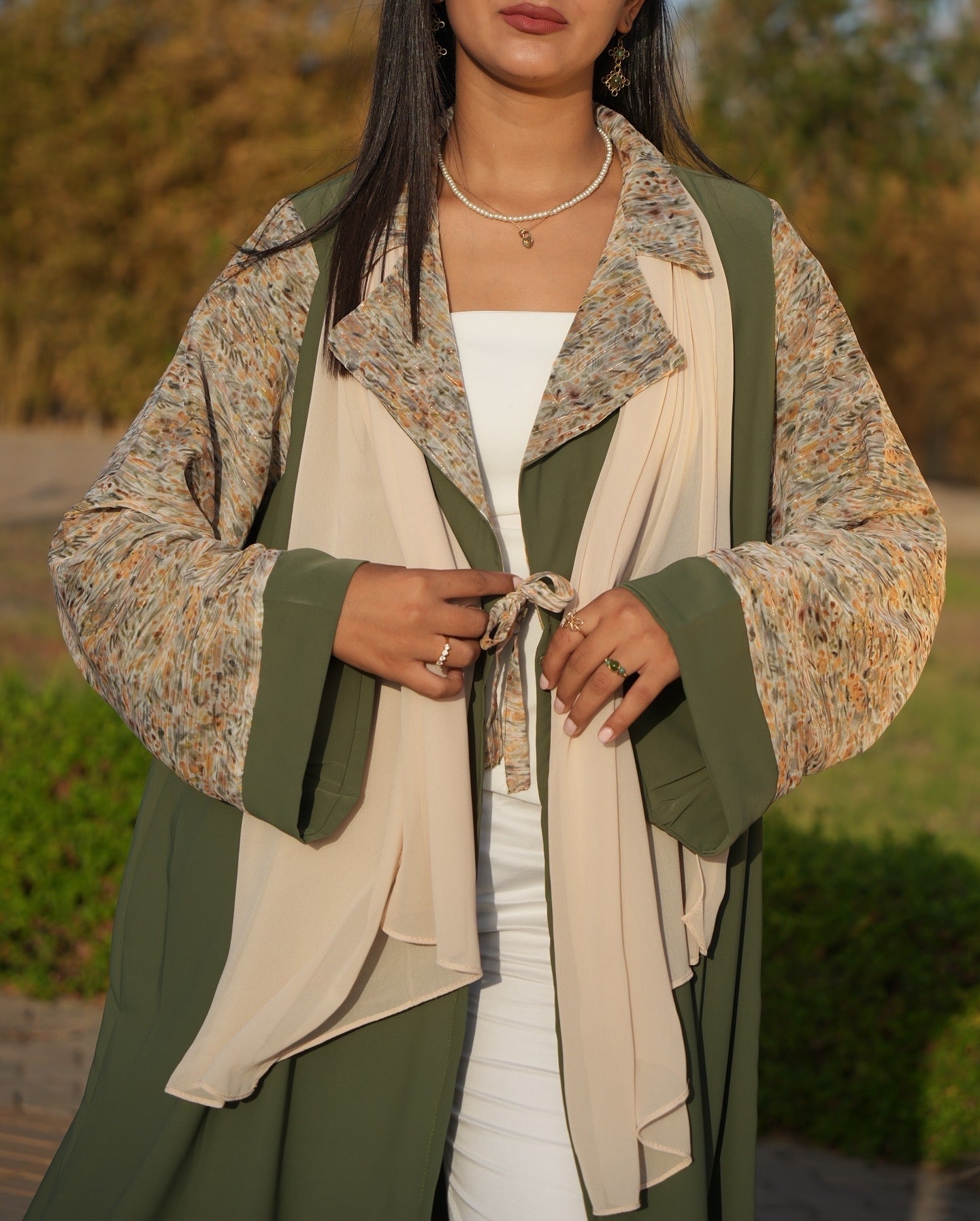 Emerald abaya