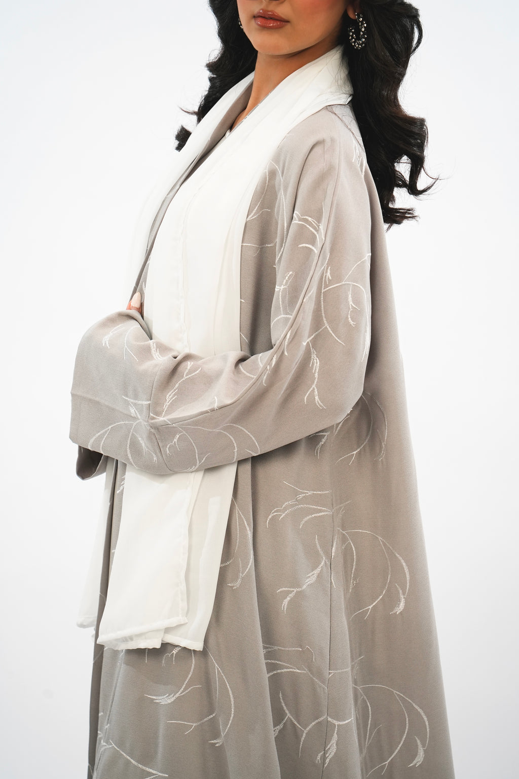 QAMAR - Abaya avec foulard