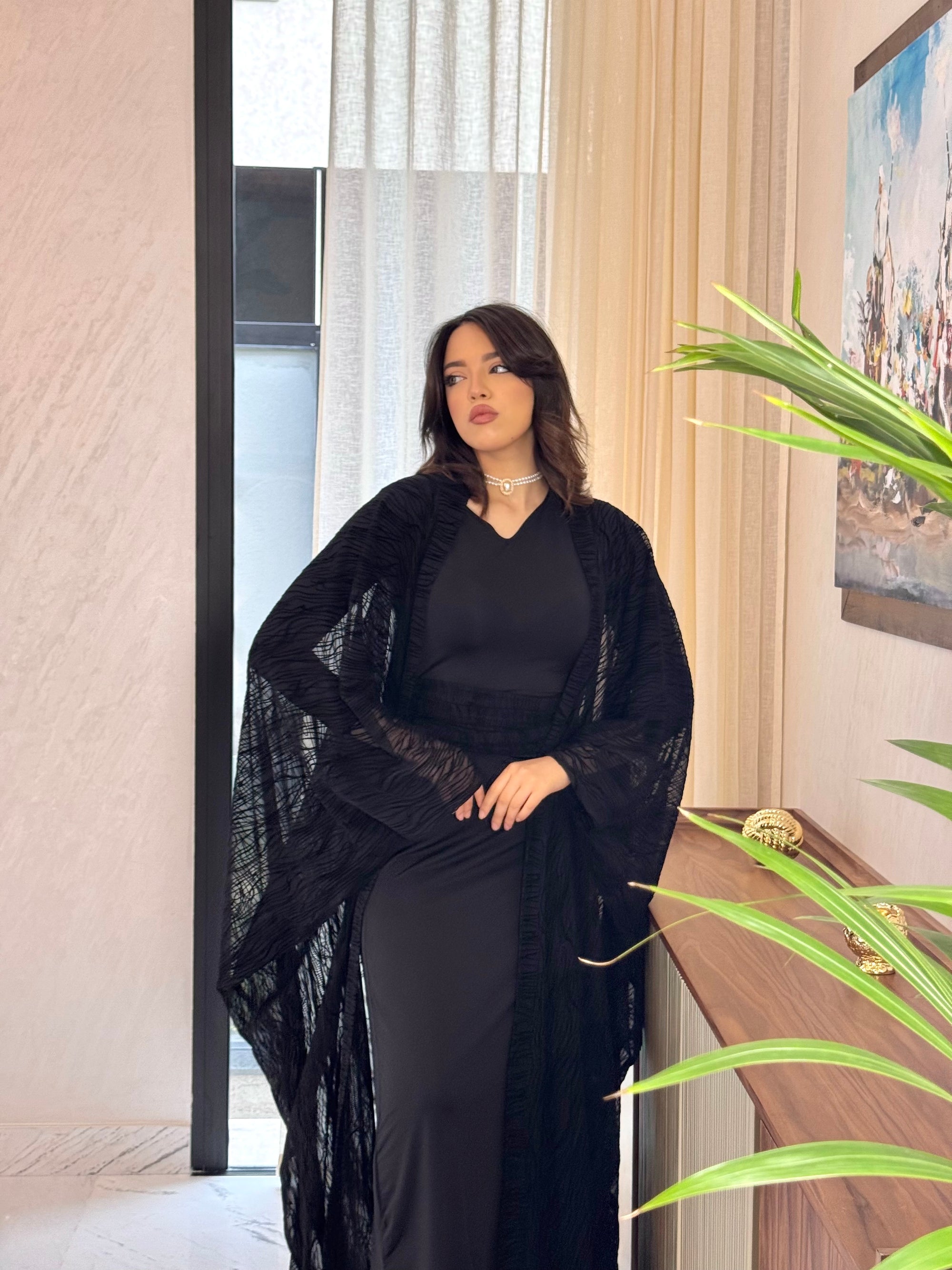 Lamis - Abaya en trois pièces