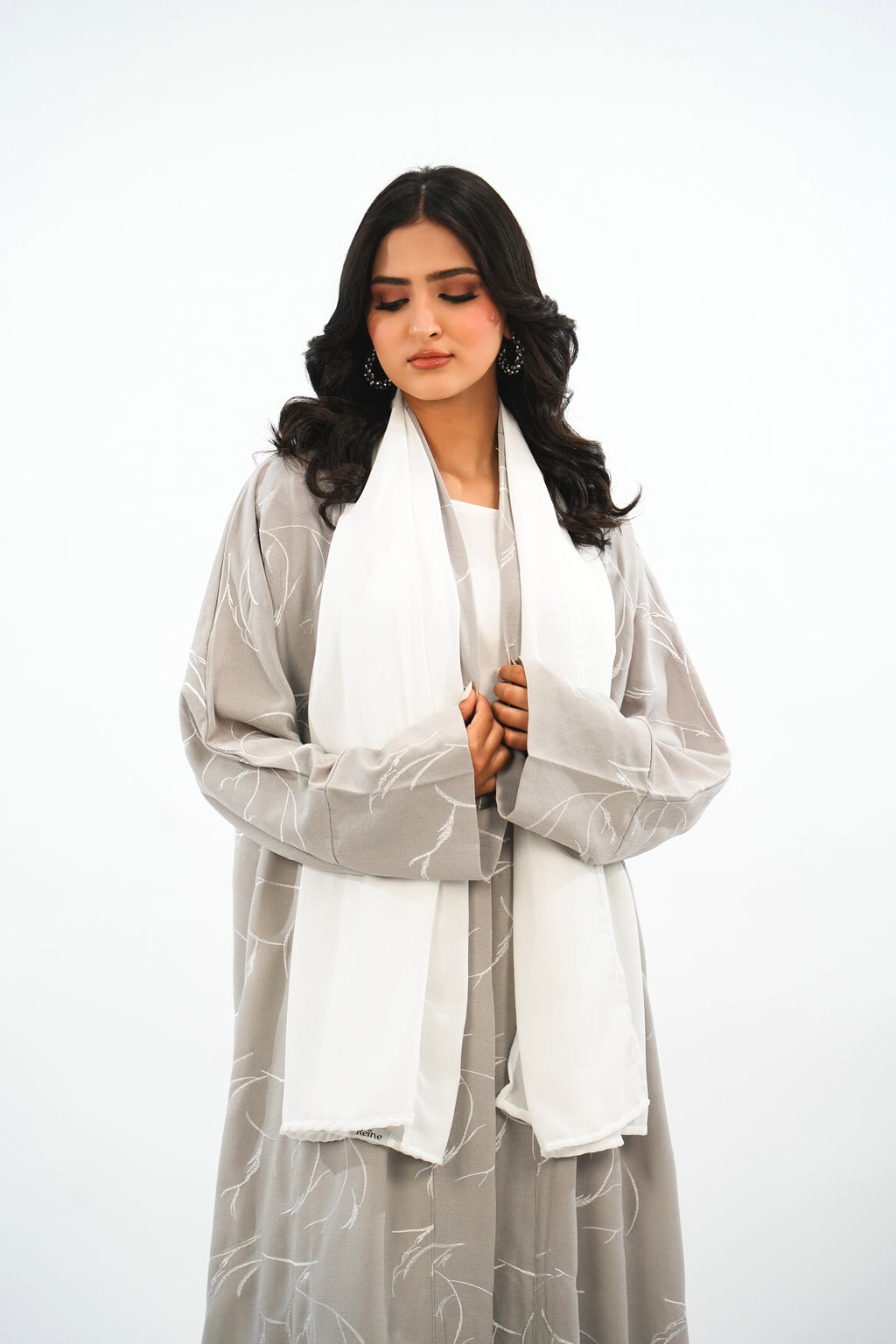 QAMAR - Abaya avec foulard