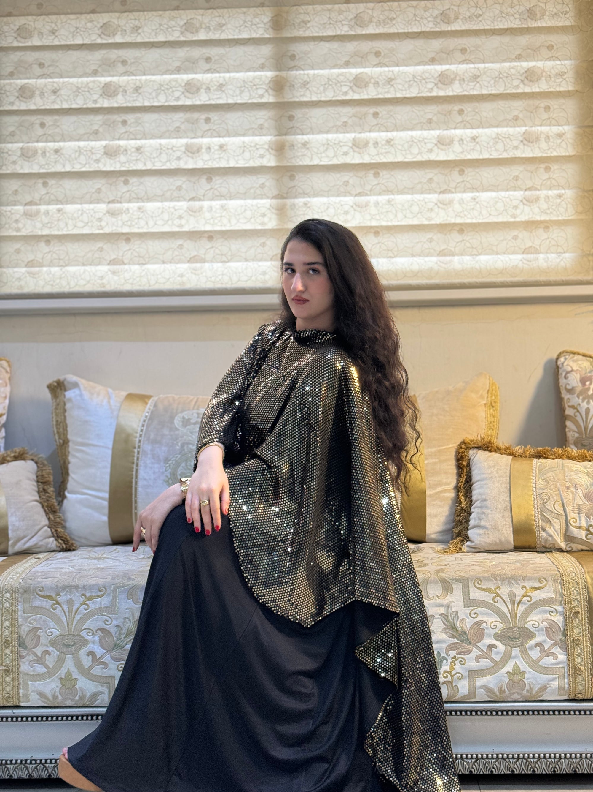 Dress noir - Abaya en deux pièces