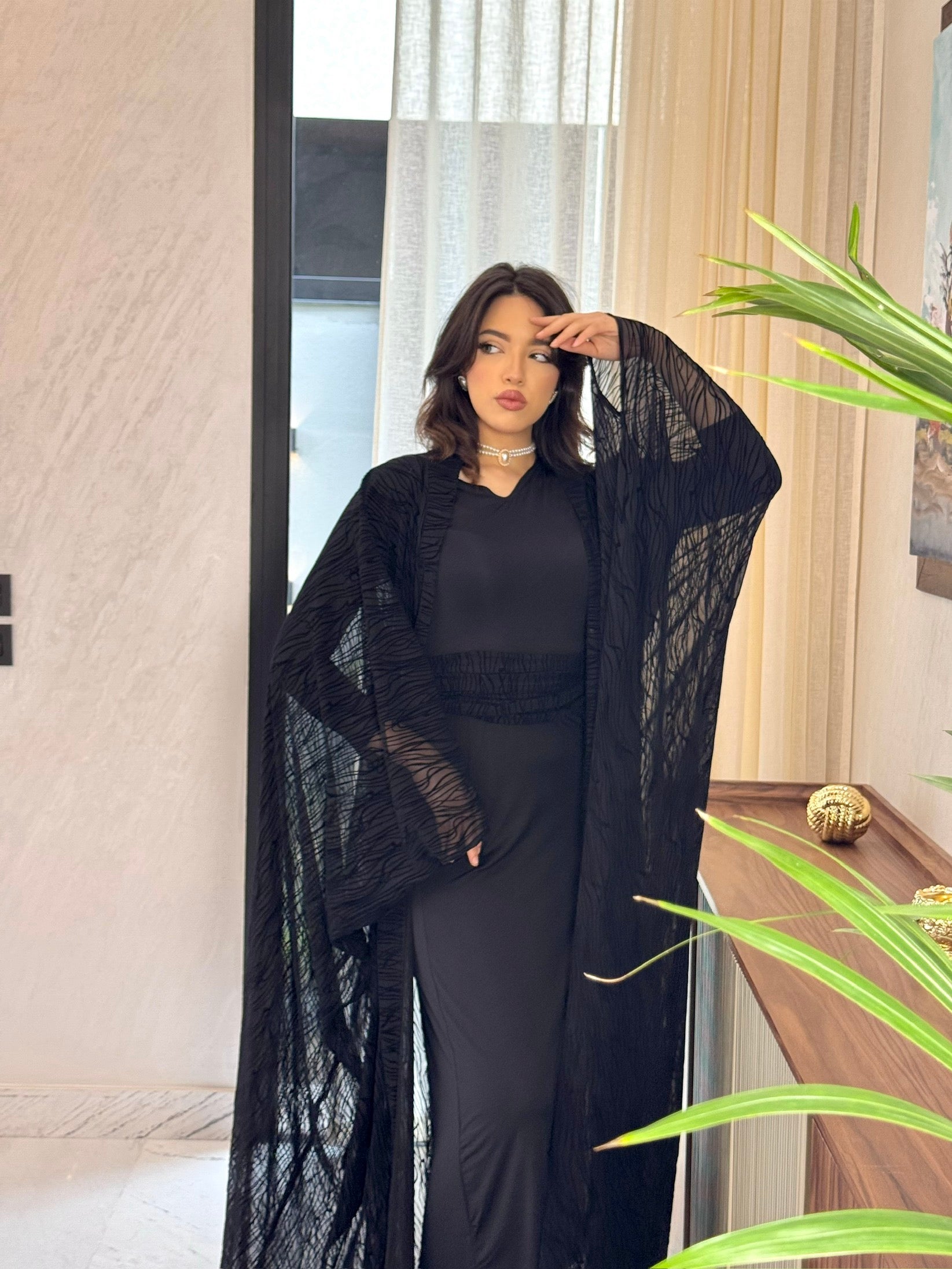 Lamis - Abaya en trois pièces