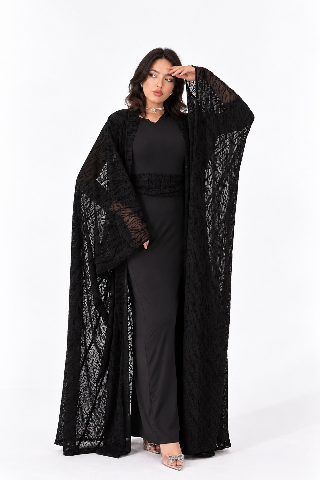 LAMIS - Abaya en 3 pièces