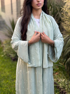 Pistacia - Abaya avec foulard