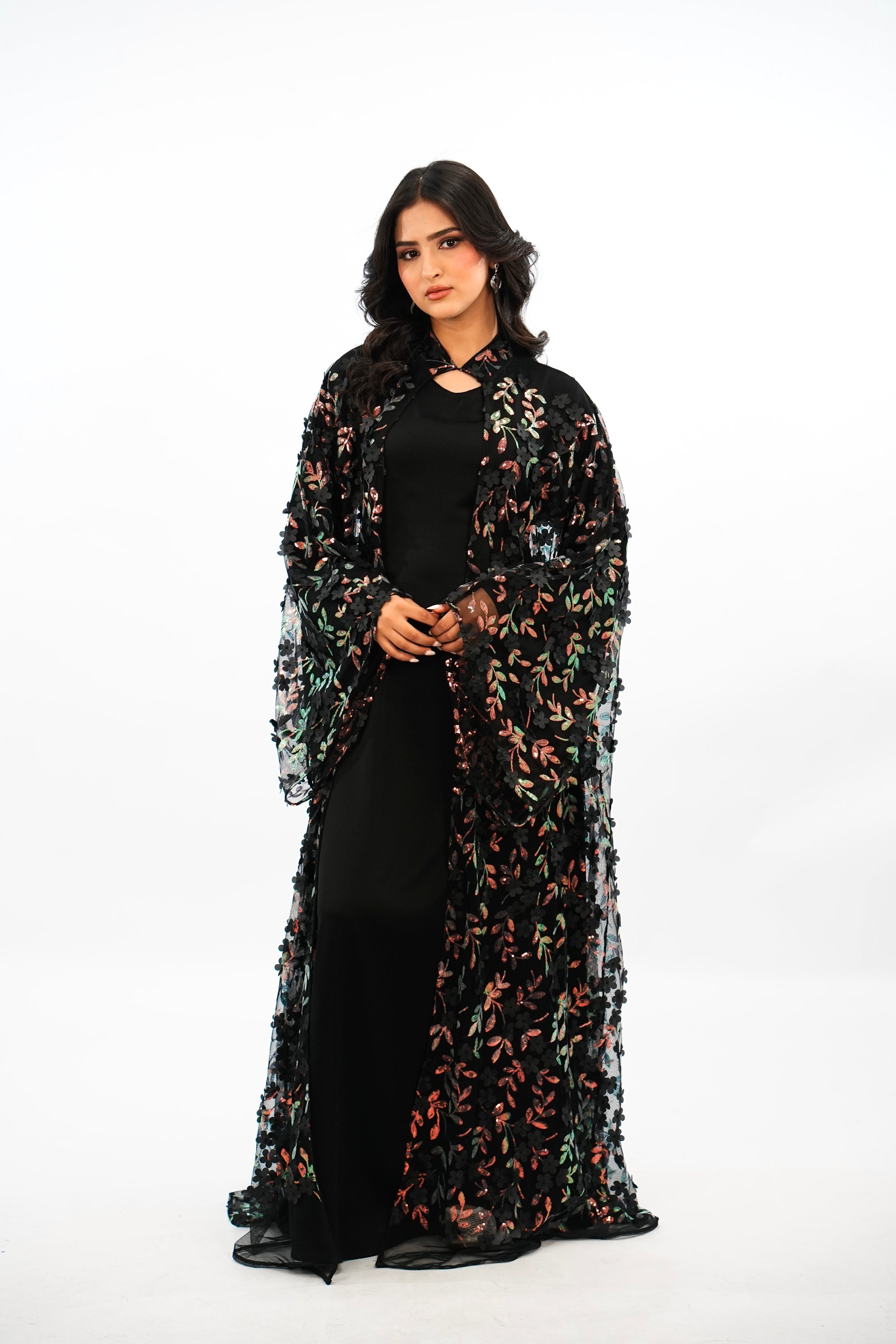 SULTANA - Abaya en 2 pièces avec foulard