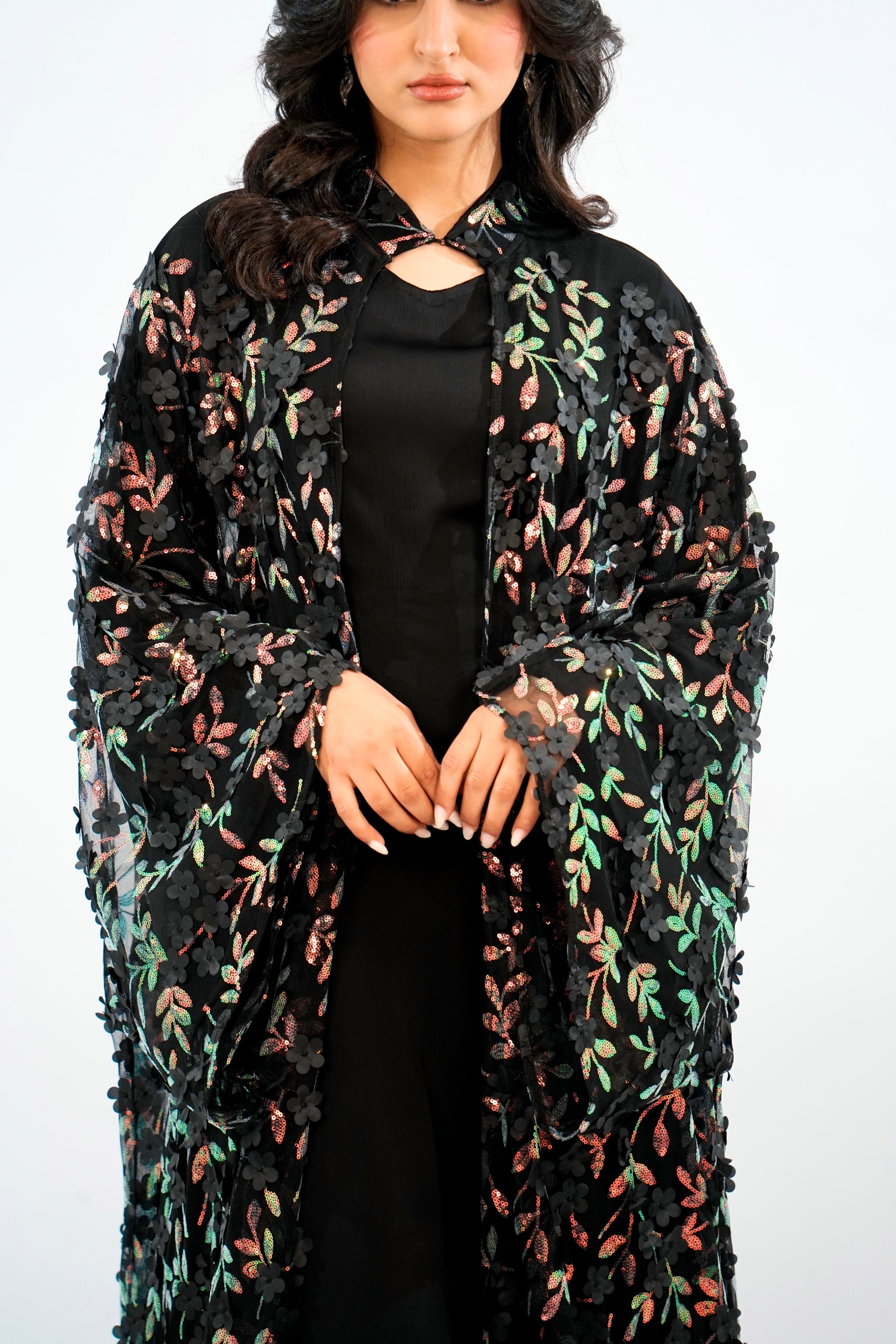 SULTANA - Abaya en 2 pièces avec foulard