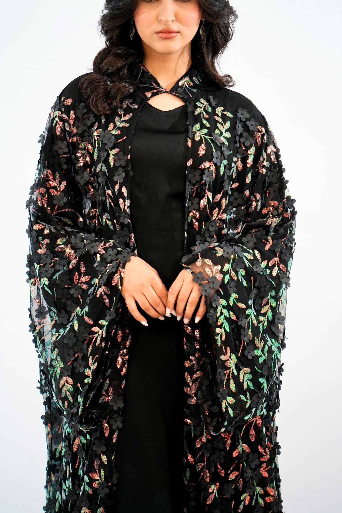 SULTANA - Abaya en 2 pièces avec foulard