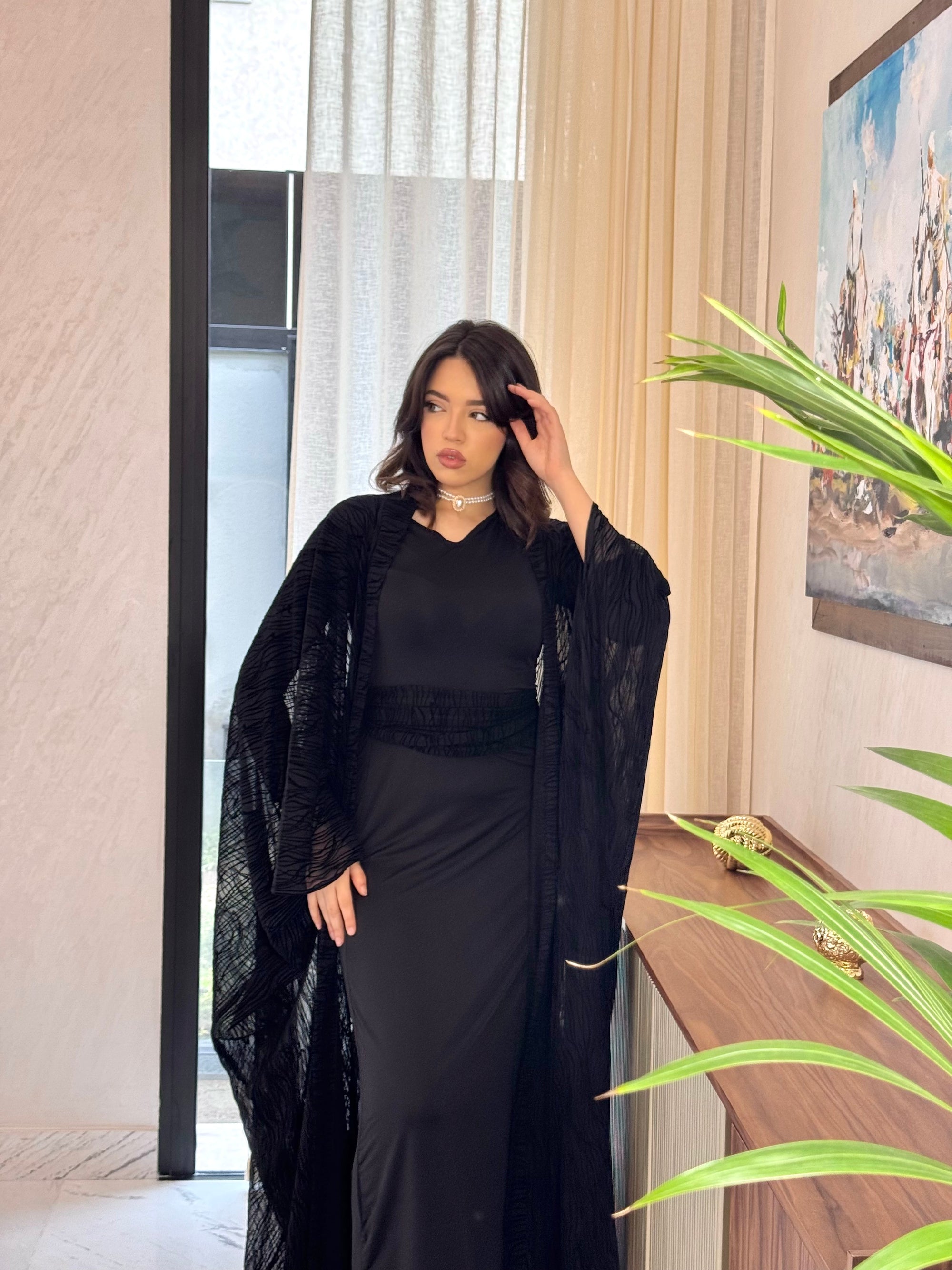 Lamis - Abaya en trois pièces