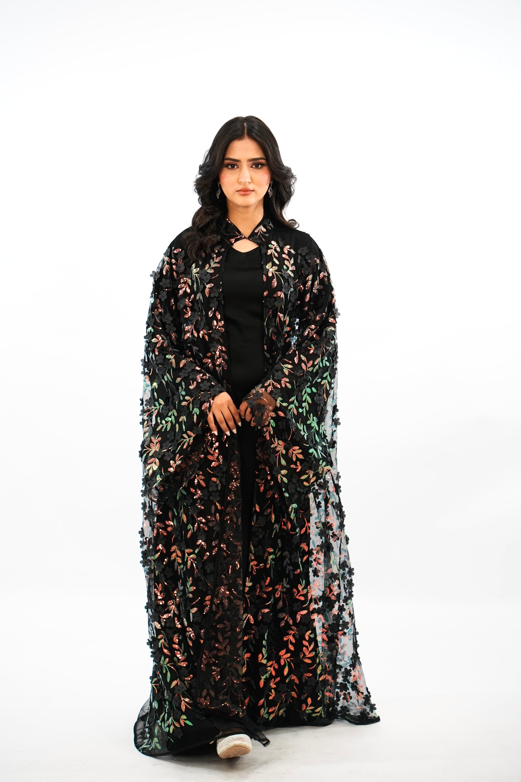 SULTANA - Abaya en 2 pièces avec foulard