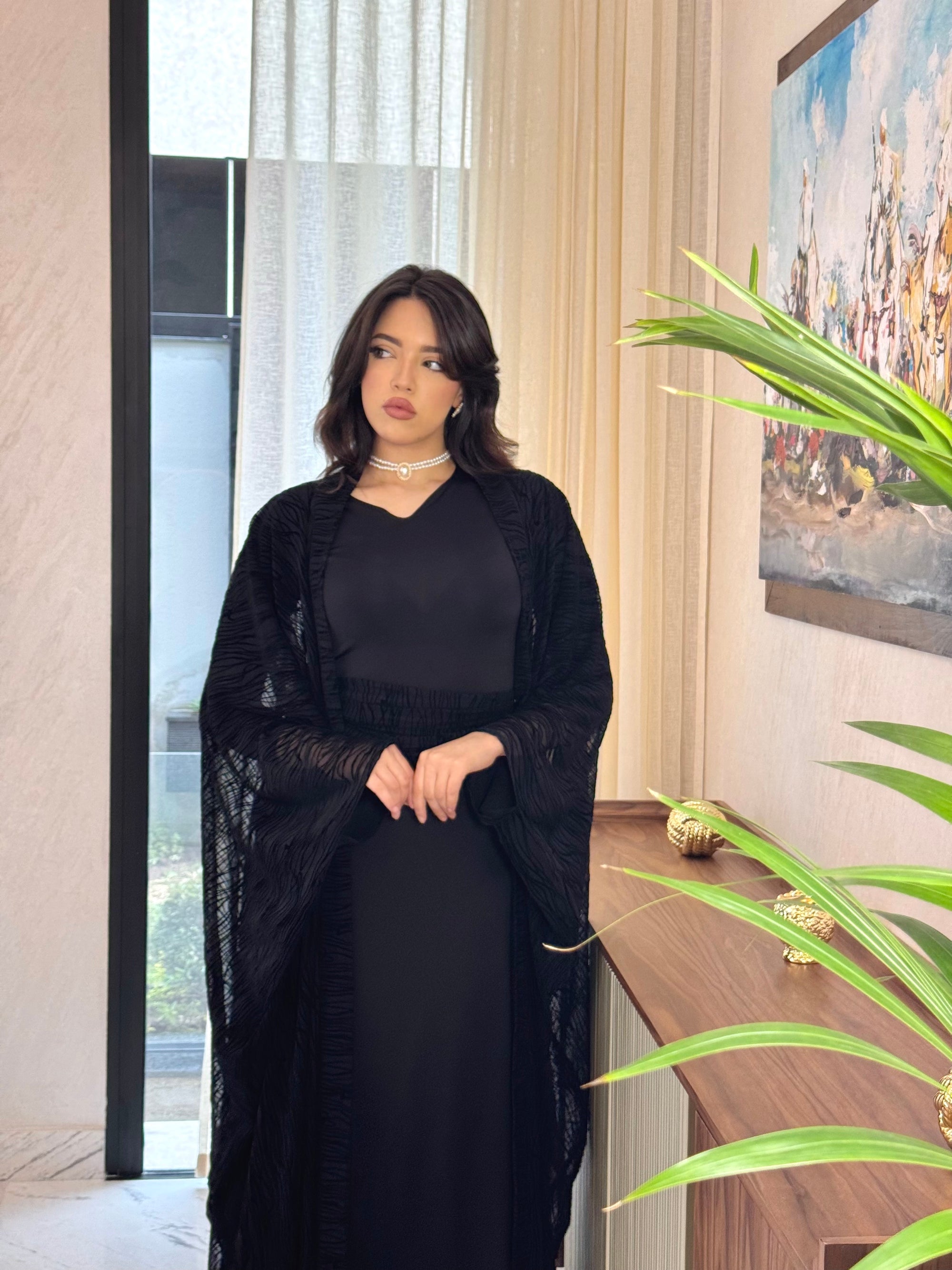 Lamis - Abaya en trois pièces