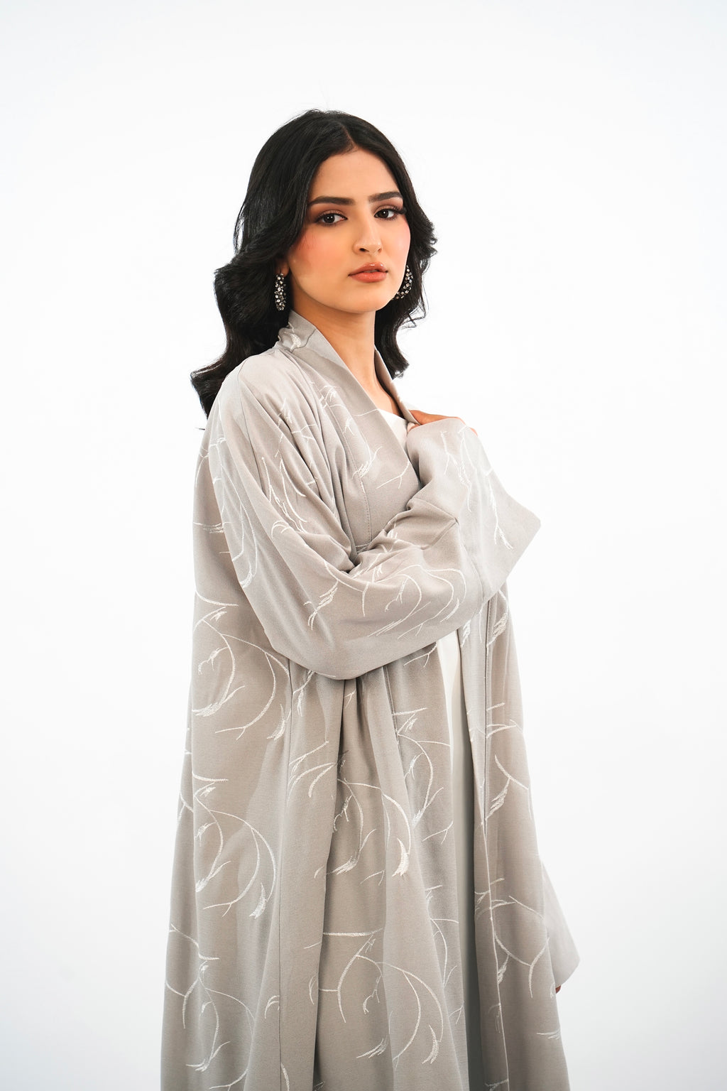 QAMAR - Abaya avec foulard
