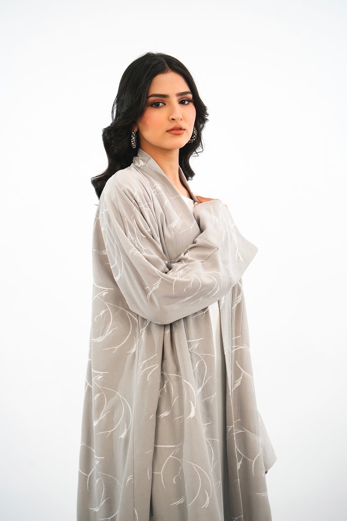 QAMAR - Abaya avec foulard