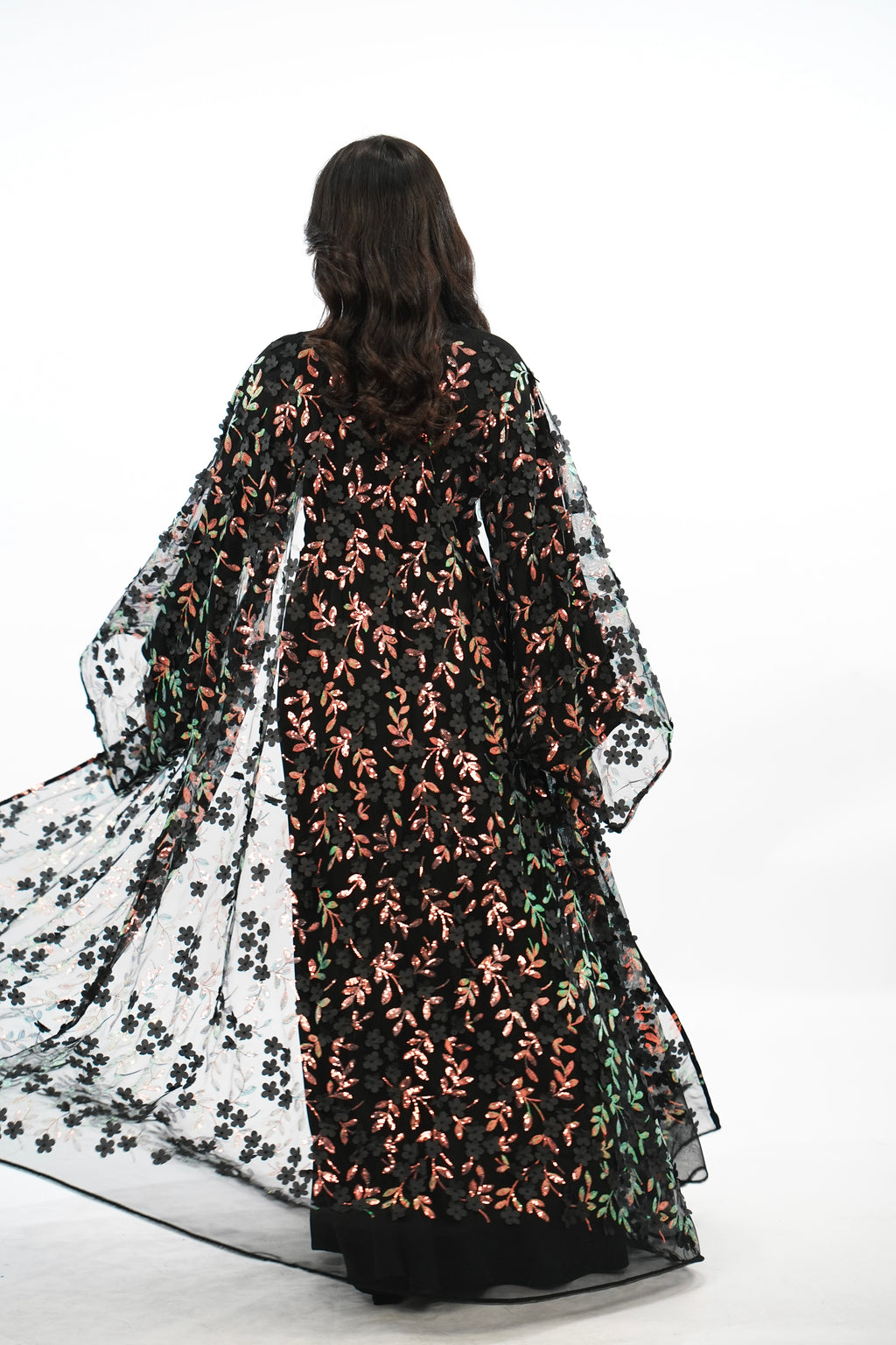 SULTANA - Abaya en 2 pièces avec foulard