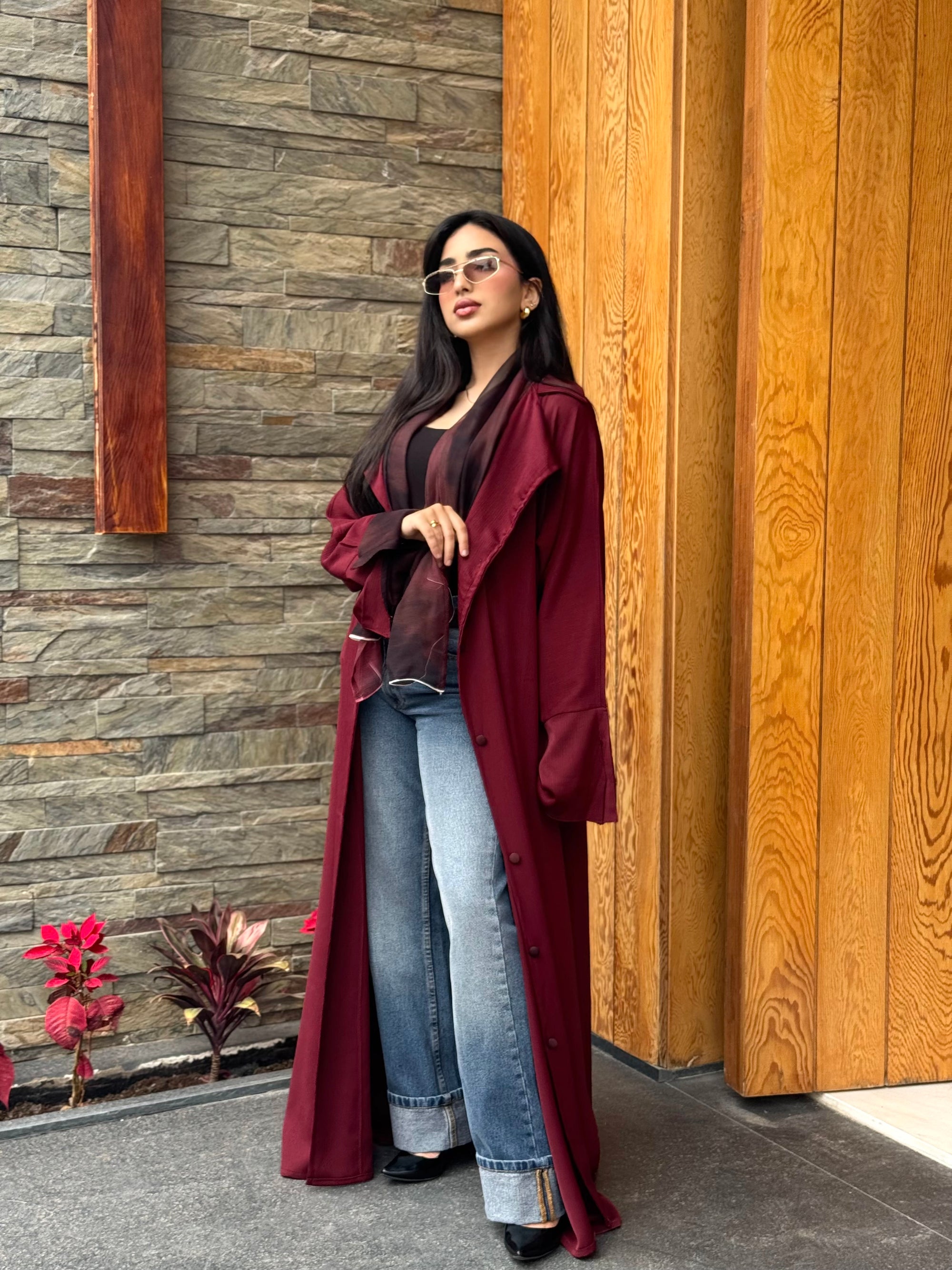 Glamour - Abaya avec foulard