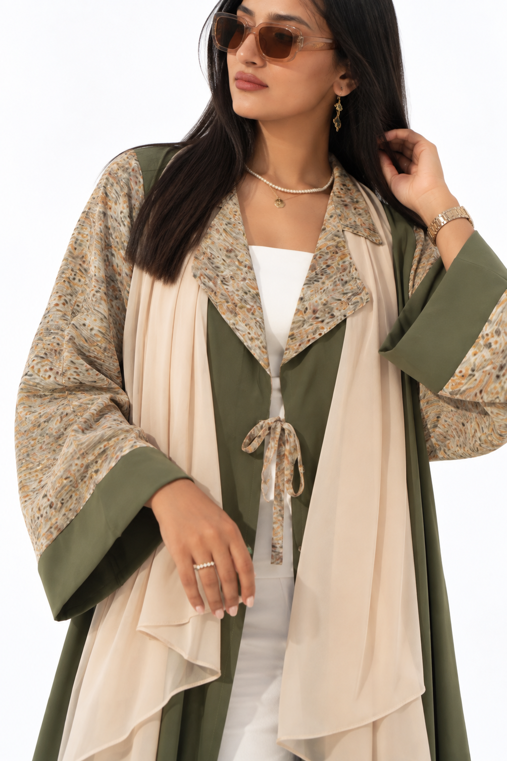 EMERALD - Abaya avec foulard