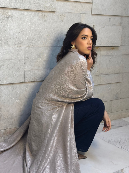 Silver Abaya
