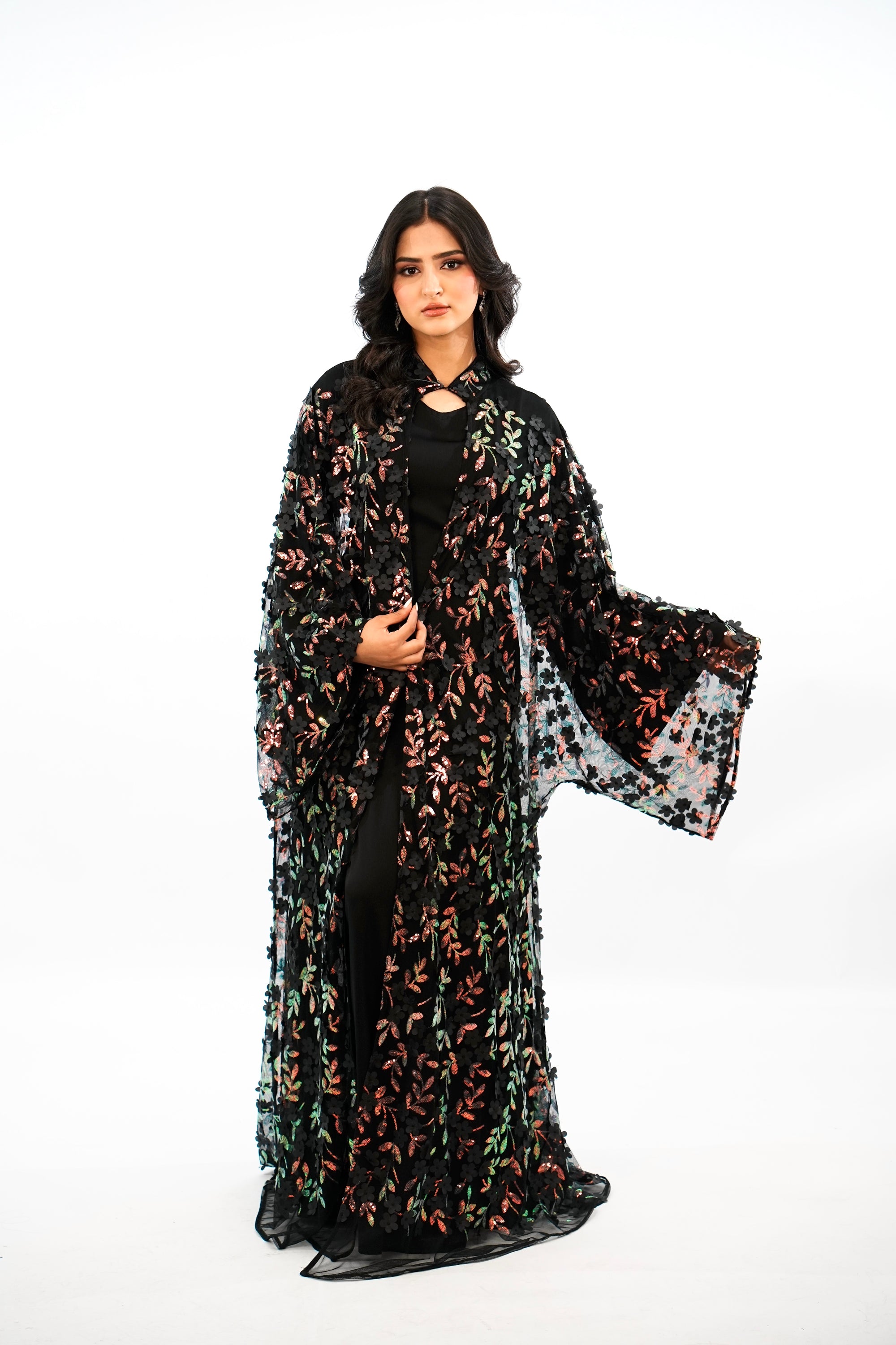SULTANA - Abaya en 2 pièces avec foulard