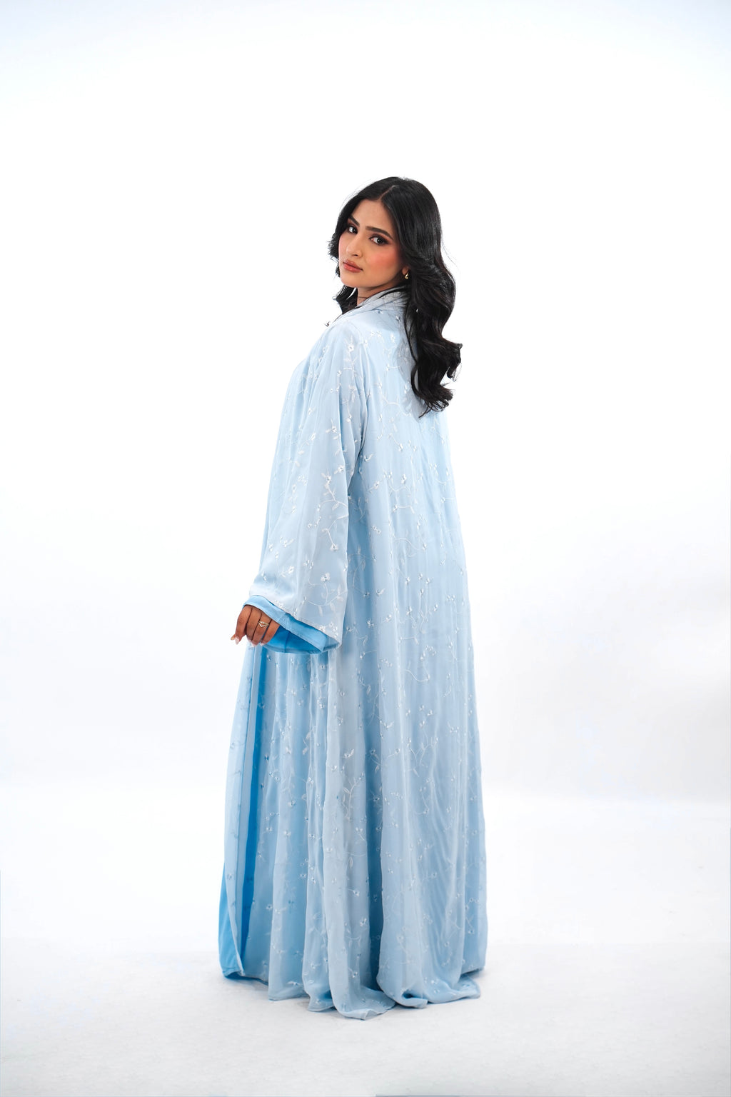 MARINE - Abaya avec foulard