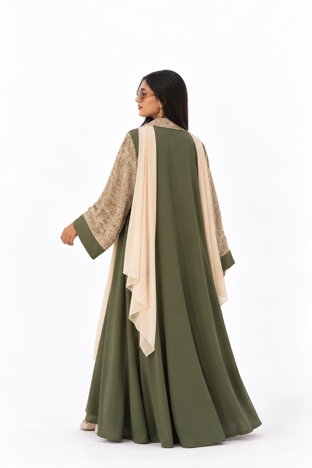 EMERALD - Abaya avec foulard