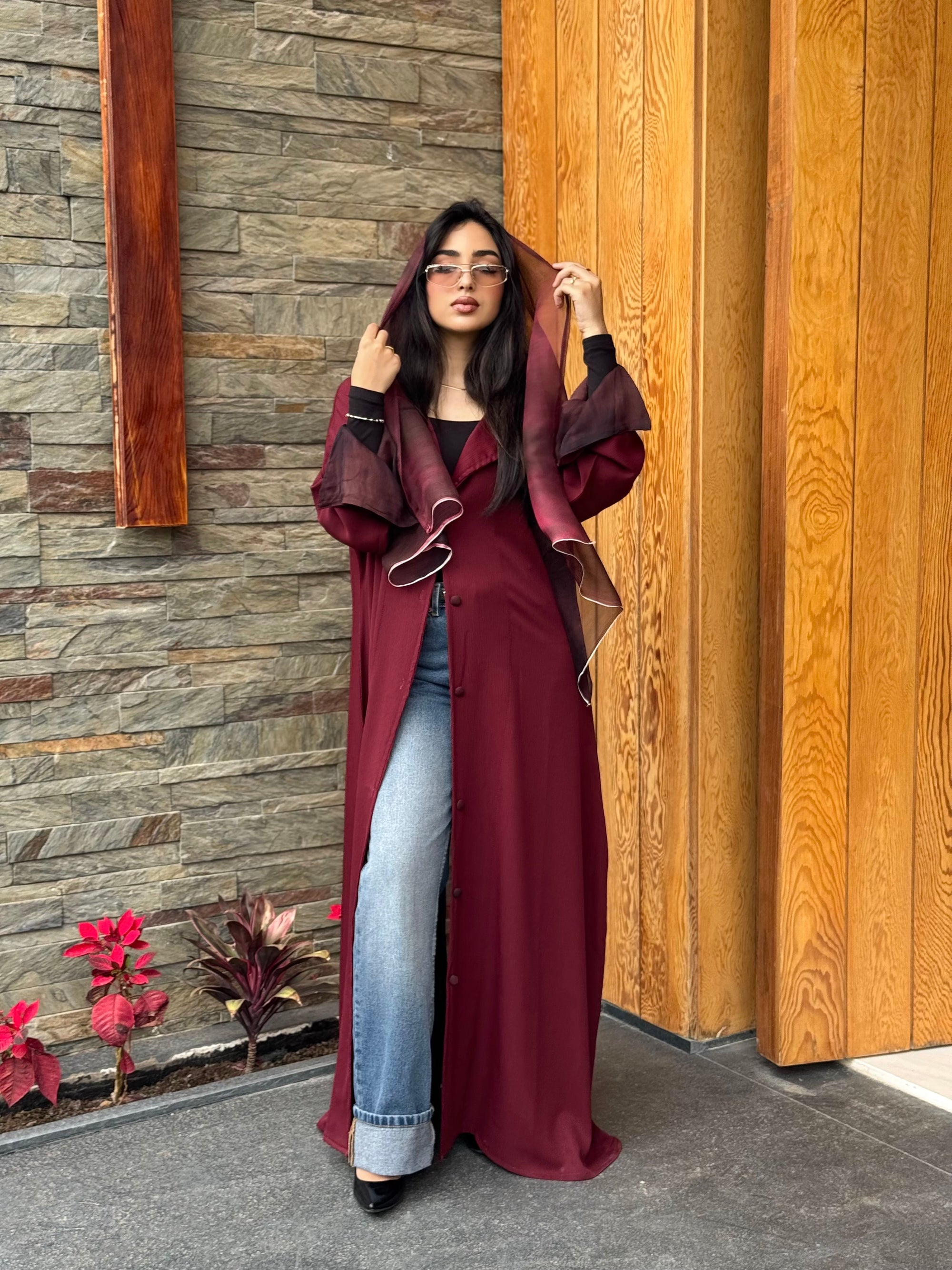 Glamour - Abaya avec foulard