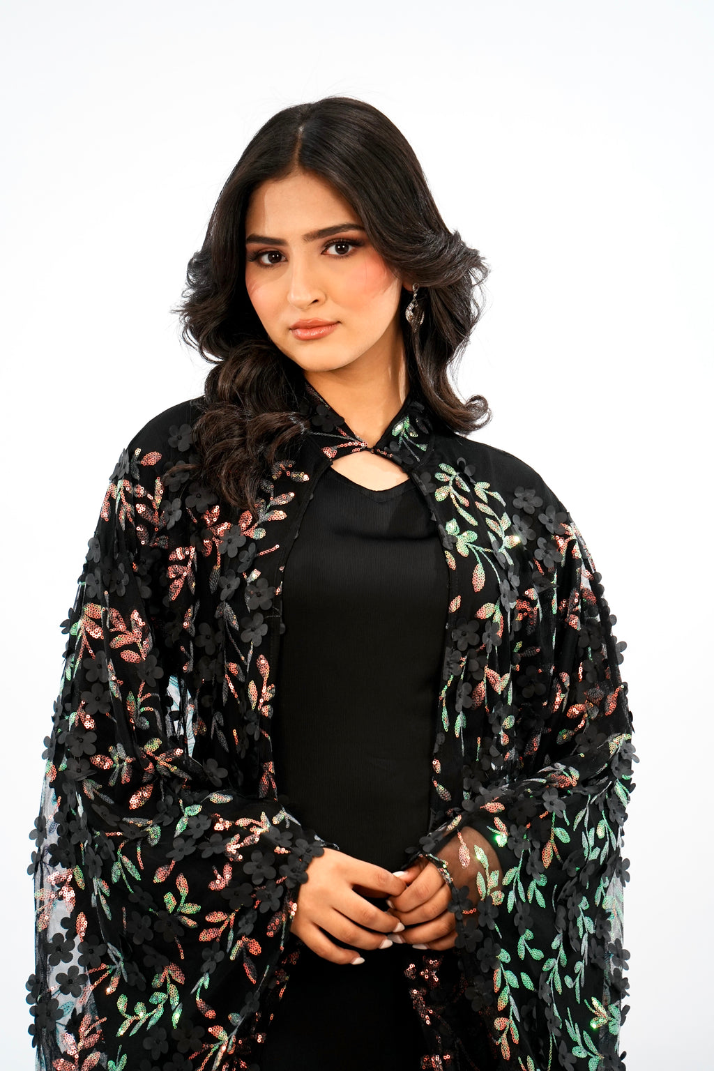 SULTANA - Abaya en 2 pièces avec foulard