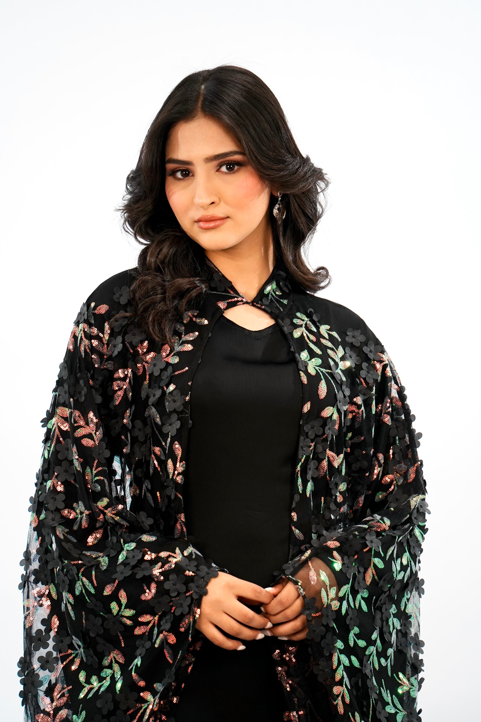 SULTANA - Abaya en 2 pièces avec foulard
