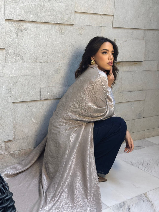 Silver Abaya