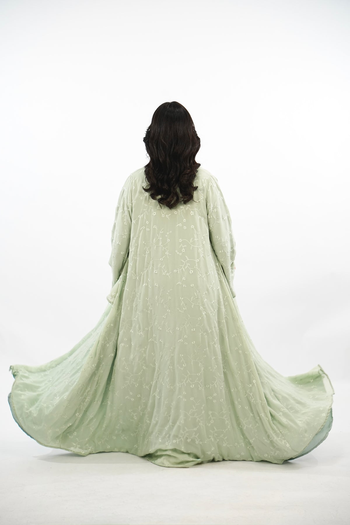 PISTACIA - Abaya avec foulard