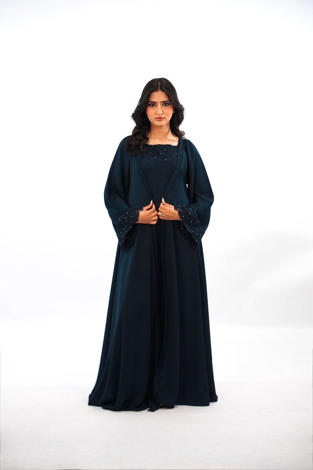 AMEERA - Abaya en 2 pièces avec foulard