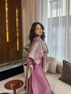 Dress rose - Abaya en deux pièces
