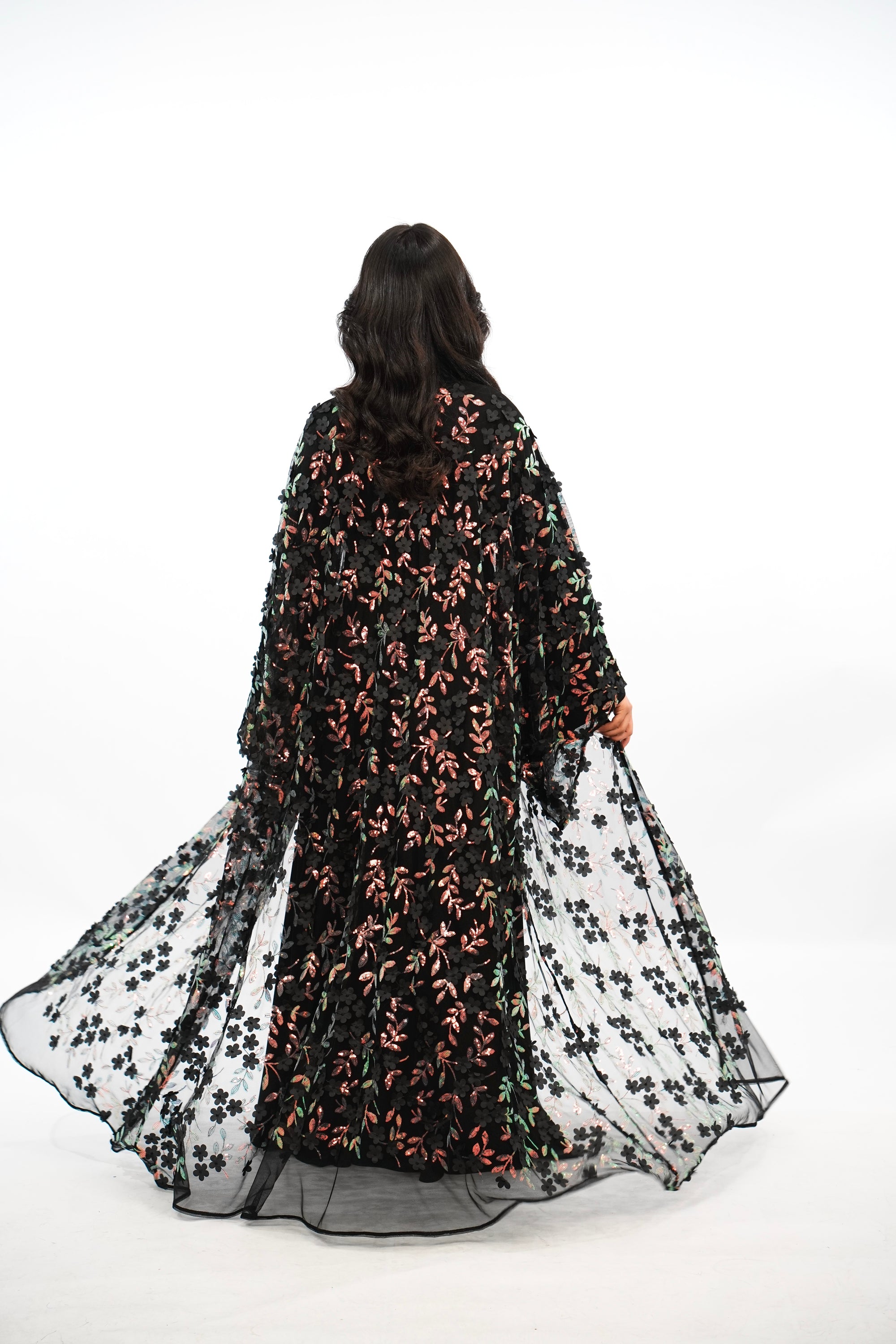 SULTANA - Abaya en 2 pièces avec foulard