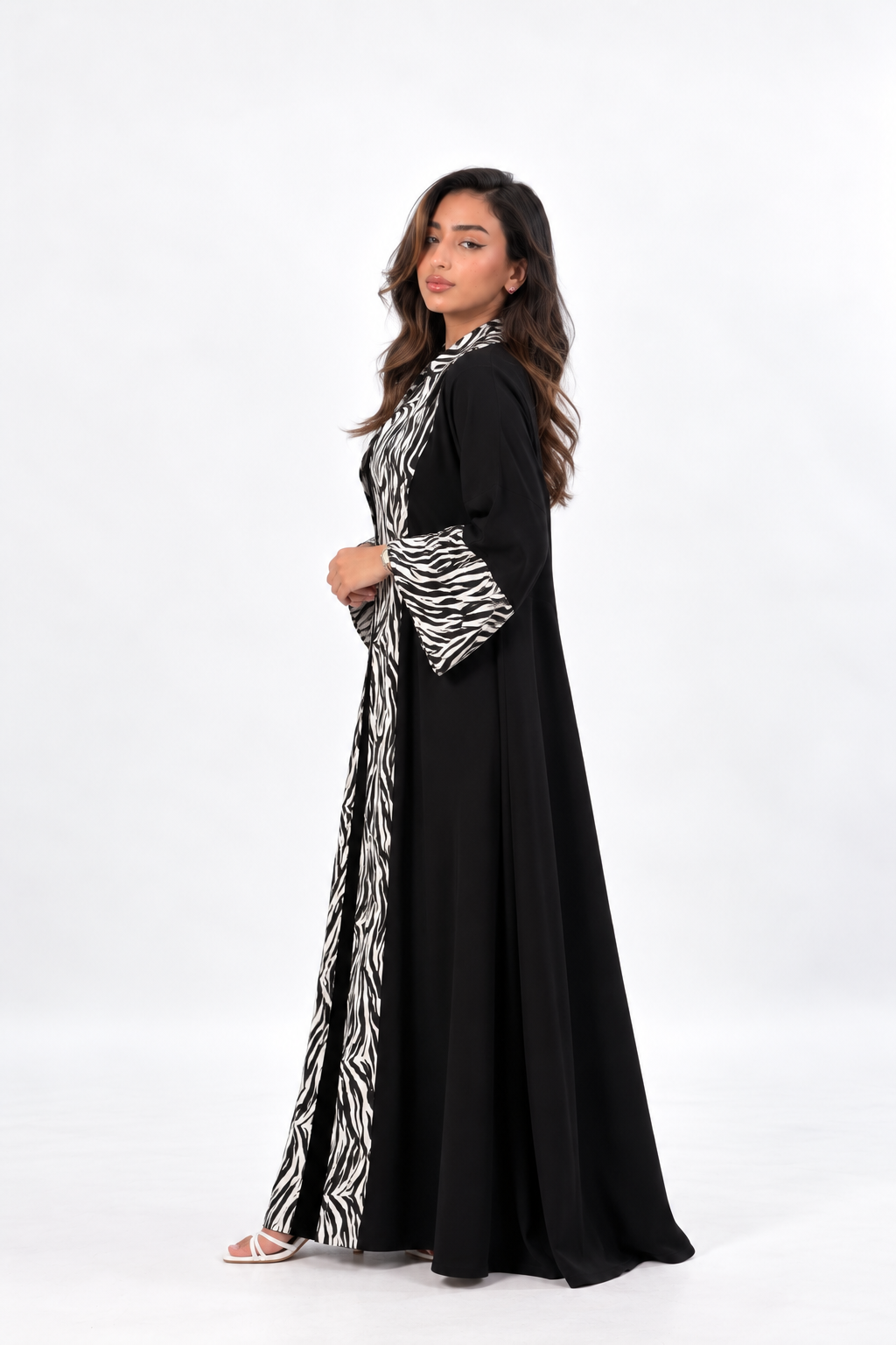 ZÈBRE - Abaya avec foulard